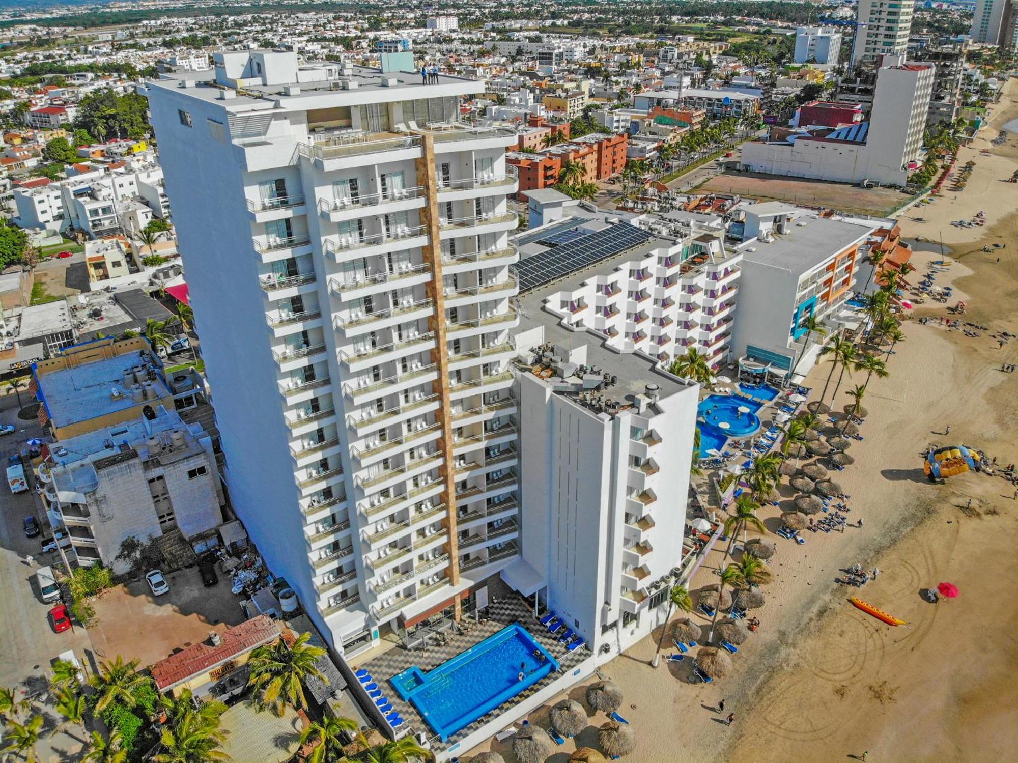 Pacific Palace Beach Tower Hotel Mazatlán Eksteriør bilde